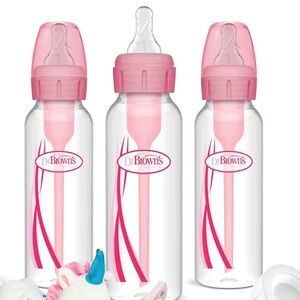 Dr. Brown's Natural Flow Anti-Colic Options+Narrow 8oz/250mL Baby Bottle-2